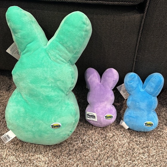 Set of three plush peeps - Picture 2 of 2